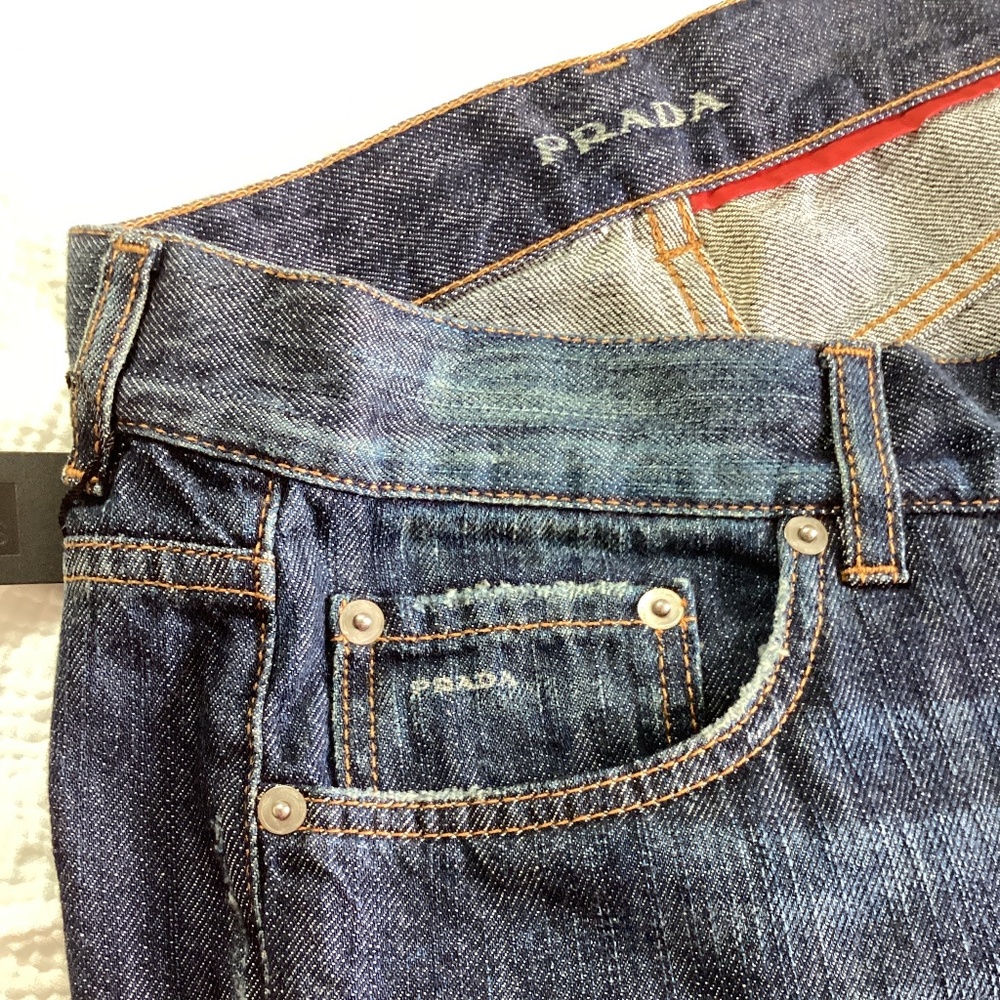 PRADA Linea Rossa Straight Leg Jeans NEW WITH TAGS size 25
